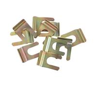 HAPINARY 10 pièces Clips de Fixation de Durite de Frein U Support Robuste pour Câble de Frein Collier de Serrage Durable pour Automobile Installation Facile