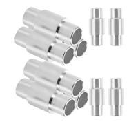 HAPINARY 10 Pièces Entretoises D'essieu en Ligne en Aluminium Argenté | Insert Latéral, Entretoise de Remplacement, Conception Légère à Vitesse, Usage Simple, Pièce Argentée