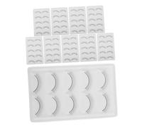 HAPINARY 10 Pièces extension des cils kit de formation des cils pour débutants pour l'entraînement Black