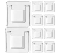 HAPINARY 10 Pièces Lot de 10 Butées de Verrouillage pour Porte Coulissante, Limiteur de Sécurité Garçon et Filles sans Perçage, Poignée de Tiroir Intégrée, Compatible Fenêtres et Armoires,