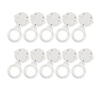 HAPINARY 10 Pièces Lot de 10 Caches-Boutons en Plastique pour Protection de Sécurité, Antivol pour Boutons-Poussoirs de Voiture et Lave-Linge, Résistance Haute Pression, Protection Garçon