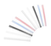 HAPINARY 10 Pièces Lot de 10 Spirales de Reliure à Peigne Plastique 19 MM, Multicolore, Compatibles Machines à Relier, pour Cahiers à Spirales et Documents Scolaires