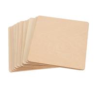 HAPINARY 10 pièces Lot de Planches pour Bricolage DIY Planches Carrées Lisses sans Supports Polyvalents pour Projets Artistiques Décoration Murale et Modelisme