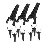 HAPINARY 10 Pièces Pinces à Cheveux Volumisantes pour Racines Lot de Clips Légers Noirs pour Volume Naturel Effet Haute Couronne sans Traces Adaptés Cheveux Fins et Épais Outil Coiffant