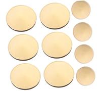 HAPINARY 10 Pièces Vides pour Gravure Blanks Ronds pour DIY Monnaies Commémoratives Personnalisables pour Décorations