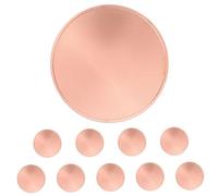 HAPINARY 10 Pièces Vides pour Gravure DIY Monnaies Personnalisables pour Artisanat Souvenirs