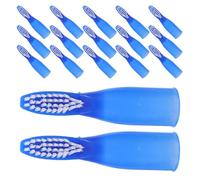 HAPINARY 100 Brosses À Dents De Sécurité Anti-Automutilation Ergonomiques Compactes Et De Voyage Pour L'Hygiène Bucco- Utilisables En Milieu Institutionnel Ou Kit De