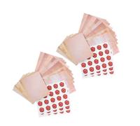 HAPINARY 100 Ensembles Set Papeterie Vintage avec Lignés Enveloppes Rétro et Autocollants pour Lettres Manuscrites de Vœux et Personnalisée