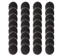 HAPINARY 100 Pièces Disques de Papier de Verre Ronds Remplaçables pour Épilateur Électrique, Haute Efficacité pour Éliminer les Callosités, Design Compact, Usage à Domicile Voyage