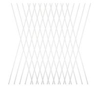 HAPINARY 100 Pièces Tube de Rivet Plastique Blanc pour Machine de Reliure, Fixation Solide et Polyvalente pour Documents et Bons, pour Bureau et Organisation Financière