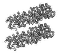 HAPINARY 1000 Pièces Accessoires pour Dreadlocks Aluminium Léger Bagues Réglables pour Tresses Bijoux Cheveux Creux pour Box Braids Twists et Faux Locs