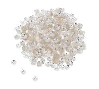 HAPINARY 1000 Pièces Bead End Caps For Jewelry Making Hollow Flower Iron Spacer Beads Craft Accessories For DIY Bracelets And Necklaces