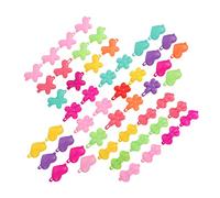 HAPINARY 100pièces Barrettes Cartoon Colorées Pour Accessoires De Cheveux Formes De Coeur Fleur Et Noeud Pour Décorer Cheveux Vêtements Et Accessoires
