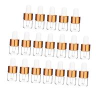 HAPINARY 100pièces Flacon Huile Essentielle De Flacon Vide Compte-gouttes De Voyage Pour Huiles Essentielles Accessoires De Voyage Conditionnés Sous-emballage