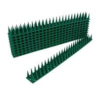 HAPINARY 10ensembles Kit Pics Anti-Oiseaux Plastique Vert Barrière Répulsive Sécurisée pour Protéger Jardins Balcons Toits et Clôtures Pigeons Moineaux et Chats
