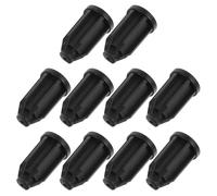 HAPINARY 10pcs Manchon pour Roulettes de Meubles en Pp Noir Insert de Douille de Roulette Résistant Desserrage Protection pour Diamètre 25mm