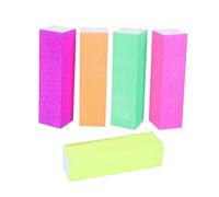 HAPINARY 10pièces Bloc Polissoir pour Ongles Manucure Petite et Portable pour Ponçage Précis et Polissage Naturel des Ongles Couleur Aléatoire