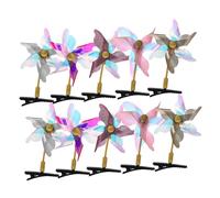 HAPINARY 10pièces Lot De Barrettes à Cheveux Moulin à Vent Accessoires Pour Cheveux Filles Barrettes à Paillettes