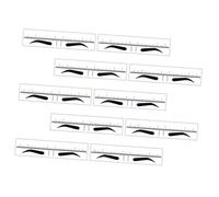 HAPINARY 10pièces Règle à Sourcils Pochoir à Sourcils Modèle De Guide Lot De Outils De Maquillage Pour Femmes Débutantes