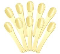 HAPINARY 10pièces Spatule De Maquillage Métallique Avec Trou De Suspension Lot De Applicateurs Pour Crème Hydratante Masque Facial Et Produits De Beauté