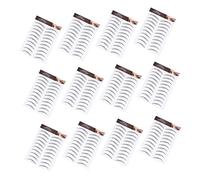 HAPINARY 12 Feuilles Dautocollants Pour Sourcils Naturels Faux Sourcils Compétence Instantanée Requise État Matériel Perte De Sourcils