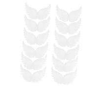 HAPINARY 12 pièces Ailes Ange Décoratives Blanches Lumineuses pour DIY Accessoires Légers et Résistants pour Fêtes Mariage Décoration Sapin et Vêtements