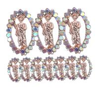 HAPINARY 12 Pièces Charmes D'ongles Décoratifs Gel Autocollants Ongles Charmes Clou Éclair Strass Pour Les Ongles Accessoires Bijoux Breloques Pour Bracelets Bracelet Chapelet Planète Métal