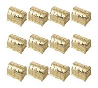 HAPINARY 12 Pièces Lot de Boîtes à Trésors Décoratives Mini Coffres au Trésor Pirates pour Bijoux Bonbons Cadeaux Invités Coffres de Fête Vintage de Jeu