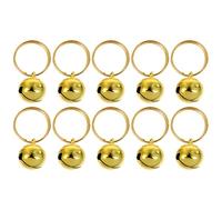 HAPINARY 12 Pièces Pet Dog Bells Round Bell Pendant Charms for Collar DIY Accessories Anti-Lost for Cats and Dogs
