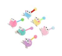 HAPINARY 12 Pièces Pinces à Cheveux Garçon Fille Colorées Clips Canard Mignons Multicolores Accessoires Cheveux Filles Tout-petits Design Cartoon Yeux Géants Confortable Léger pour Peaux