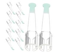 HAPINARY 12 Pièces Silicone Ear Cleaner Replacement Tips Soft Rounded Earwax Removal Scoops Safe Skinfriendly For Teens Adults Portable