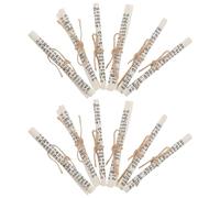 HAPINARY 12 Rouleaux de Prière Hébraïques pour Ornement de Porte Juive, Bénédictions Compactes en Papier et Corde, Décoration Religieuse pour Nouvelle Maison