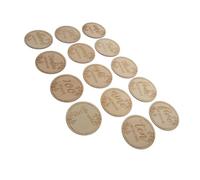 HAPINARY 12pièces Cartes Mémorables Bois pour Garçon Fille Set De Accessoire Photo Unisexe pour Célébrer Les Étapes De Croissance pour Partager Les Moments Précieux Réseaux Sociaux