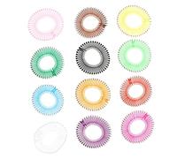 HAPINARY 12pièces Combs Élastiques Propylène Accessoires De Coiffure Idéaux Pour Perruques Et Chignons Confortables Et Flexibles Pour Types De Cheveux