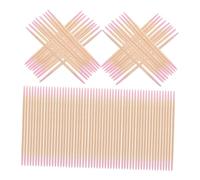 HAPINARY 1500 Pièces Coton-tiges Maquillage Double Tête à Pointe Fine pour Microblading Manucure et Extensions Cils Applicateurs Précision Bois Robustes pour Soins Personnels et Beauté