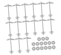 HAPINARY 15ensembles Vis à Bascule Et Écrous à Oreilles Acier Au Pour Cloisons Sèches Cadres Miroirs Étagères Et Éviers Kit Assortiment Ancrages Pour Montage Mural