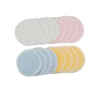 HAPINARY 16 pièces Pads Démaquillants Fibre de Réutilisables Double Couche Lavables avec Sac à Linge Coton Doux pour Nettoyage Visage et Maquillage Bleu Rose