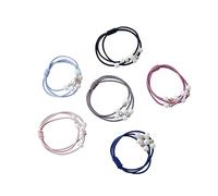 HAPINARY 18 Pcs Attache-cheveux Porte-pince à Cheveux Porte-élastiques De Queue Élastiques à Cheveux Pour Enfants Titulaire De Cheveux Bracelets Élastiques Liens De Queue De Cheval