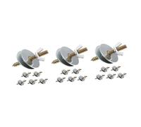 HAPINARY 18pièces Kit De Vis pour Perchoirs De Volière avec Écrous Et Rondelles Fixations pour Cage à Oiseaux Accessoires pour Nichoirs Et Mangeoires