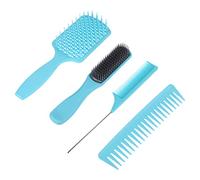 HAPINARY 1ensemble Peigne à Dents Larges Plastique De Peignes Pour Cheveux Secs Et Mouillés Pour Démêler Et Coiffer Les Cheveux Bouclés Raides Ou Afro Accessoire De Massage Chevelu