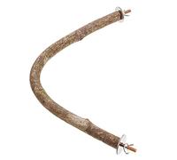 HAPINARY 1pc Oiseau Perche en Bois Branche Debout Debout U Type De Cage D'oiseau