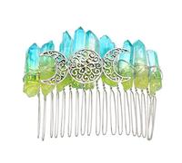 HAPINARY 1pièce Peigne à Cheveux Fait Main Accessoire De Mariage Élégant Avec Motif Trois Lunes Décoration Capillaire Diy Et Filles