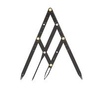 HAPINARY 1pièce Règle à Sourcils Acier Inoxydable Avec Proportions Dorées Outil De Mesure Pour Maquillage Des Sourcils Et Tatouage Évaluation Et Design