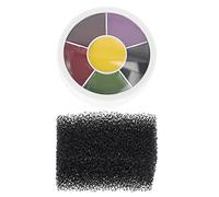 HAPINARY 1set Fake Plaid Beauty Face Face Body Huile De Peinture Pour Théâtre Halloween Cosplay