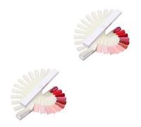 HAPINARY 2 Ensembles Affichage en spirale tableau d'affichage des pointes d'ongles présentoir de vernis à ongles pastille couleur support de présentation de nail art huile cuticules ongles