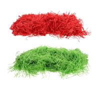 HAPINARY 2 Paquets Packs Déchiqueté Raffia Remplissage pour Paniers Décorations de Mariage Fête