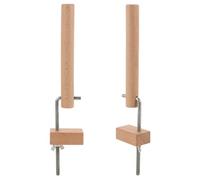 HAPINARY 2 Pièces Accessoires pour Macramé Cadre en Bois de Hêtre, Outil de Tissage Pratique pour Bracelets DIY, Kit de Tressage pour Loisirs Créatifs et Fabrication Maison