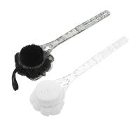 HAPINARY 2 Pièces Bath Back Scrubber Set With Long Handle Dual Sided Exfoliating Loofah Brush For Gentle Deep Cleansing And Massage Ergonomic Grip Body Brush For Men And Women