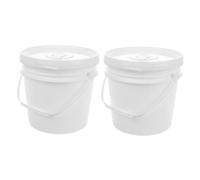 HAPINARY 2 Pièces Boîte de Rangement Lingettes Humides avec Couvercle et Poignée Seau Plastique Étanche pour Voiture Salle de Bain et Cuisine Conserve Humidité et Protège la Peau Sensible