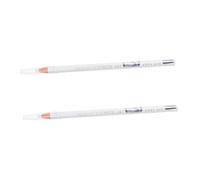 HAPINARY 2 pièces Crayon Sourcils Étanche Blanc Stylo Maquillage Silkworm Pen Résistant à Eau Transpiration Facile à Colorer et Longue Tenue pour Usage Professionnel et Personnel